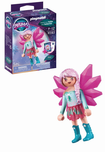 Playmobil 71181 Adventures Of Ayuma - Crystal Fairy Elvi, Fairies, Mystical Adventures, Fun Imaginative Role-Play, Playset Suitable For Children Ages 7+