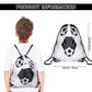Coume 20 Pack Soccer Drawstring Bags 12 x 10 Inch Portable Sports Backpack Soccer Party Favors for Girls Boys Birthday Goodie Ba