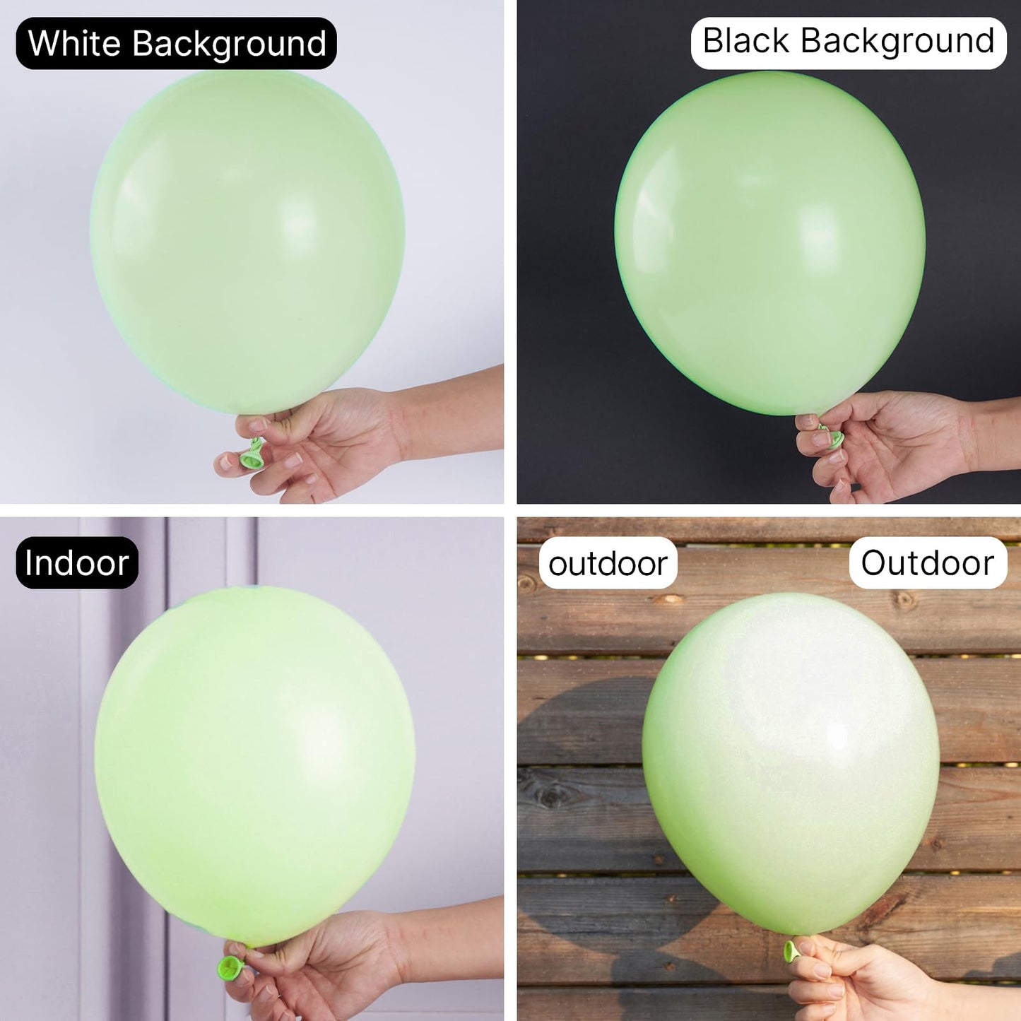 Partywoo Pastel Green Balloons, 50 Pcs 12 Inch Pale Green Balloons, Light Green Balloons For Balloon Garland Or Balloon Arch As Party Decorations, Birthday Decorations, Wedding Decorations, Green-Q16