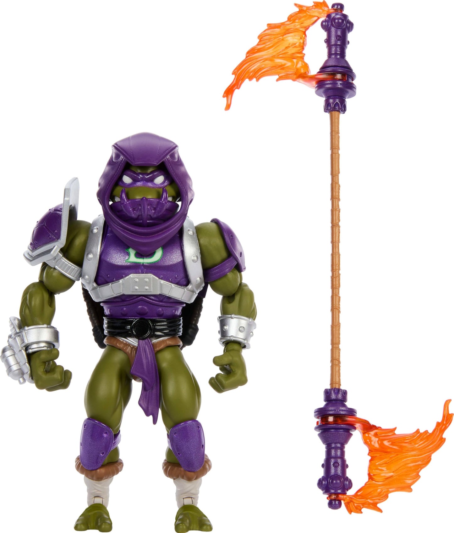 Masters of the Universe Origins Turtles of Grayskull Donatello Reptile Wars Posable Action Figure  Teenage Mutant Ninja & Motu Crossover Donnie Toy