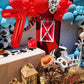 40 Inch 7 Red Number Balloons Mylar Foil Helium Digital Balloons Baby Shower 7Th Birthday Party Decor Supplies