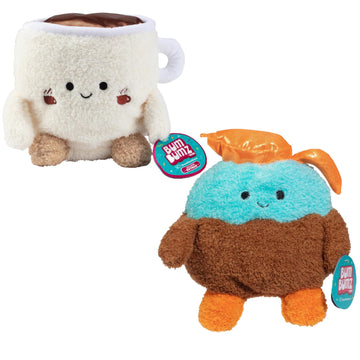 BumBumz 7.5'' Coffee Mug Murrray & Coffee Pot Colton Plush 2-Pack - Officially Licensed Russ Toy - Collectible Soft Stuffed Anim