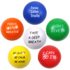 Toaob Motivational Stress Balls For Kids And Adults 6 Pack Stress Relief Balls Squeeze Balls 2.5 Inch Colorful Foam Balls For Ha