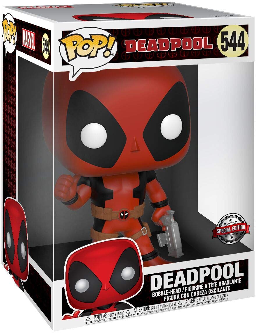 Funko Pop! Marvel Deadpool Exclusive 10-Inch Vinyl Bobble Head #544 [Super-Size]