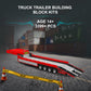 Mould King 19015T Trailer Truck Building Blocks Set, 3399 Pieces, RC Motor, Large Technik Plastic Model for Ages 14+/Adults
