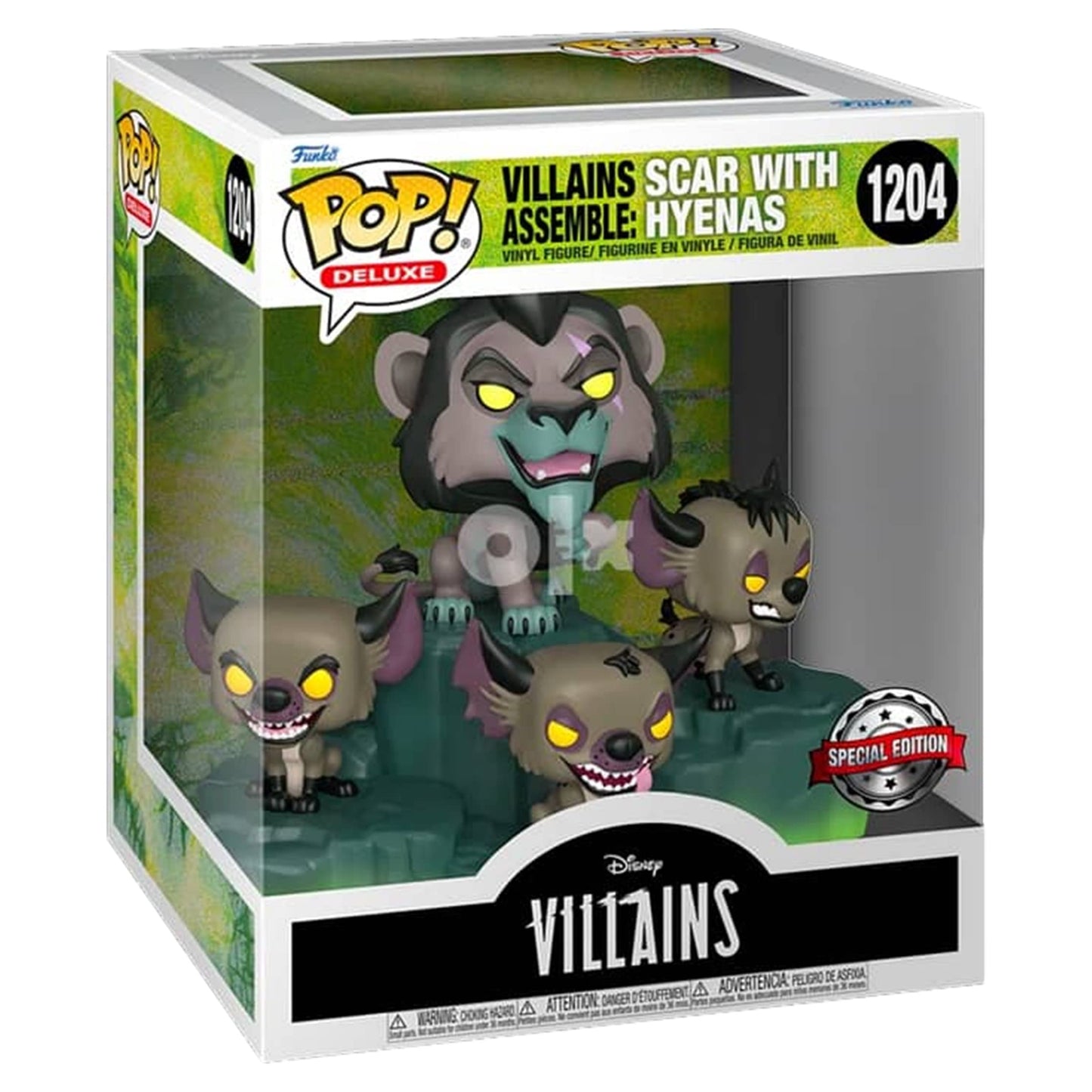 Funko Pop! Scar with Hyenas Vinyl Figure - Hot Topic Exclusive Model 1224