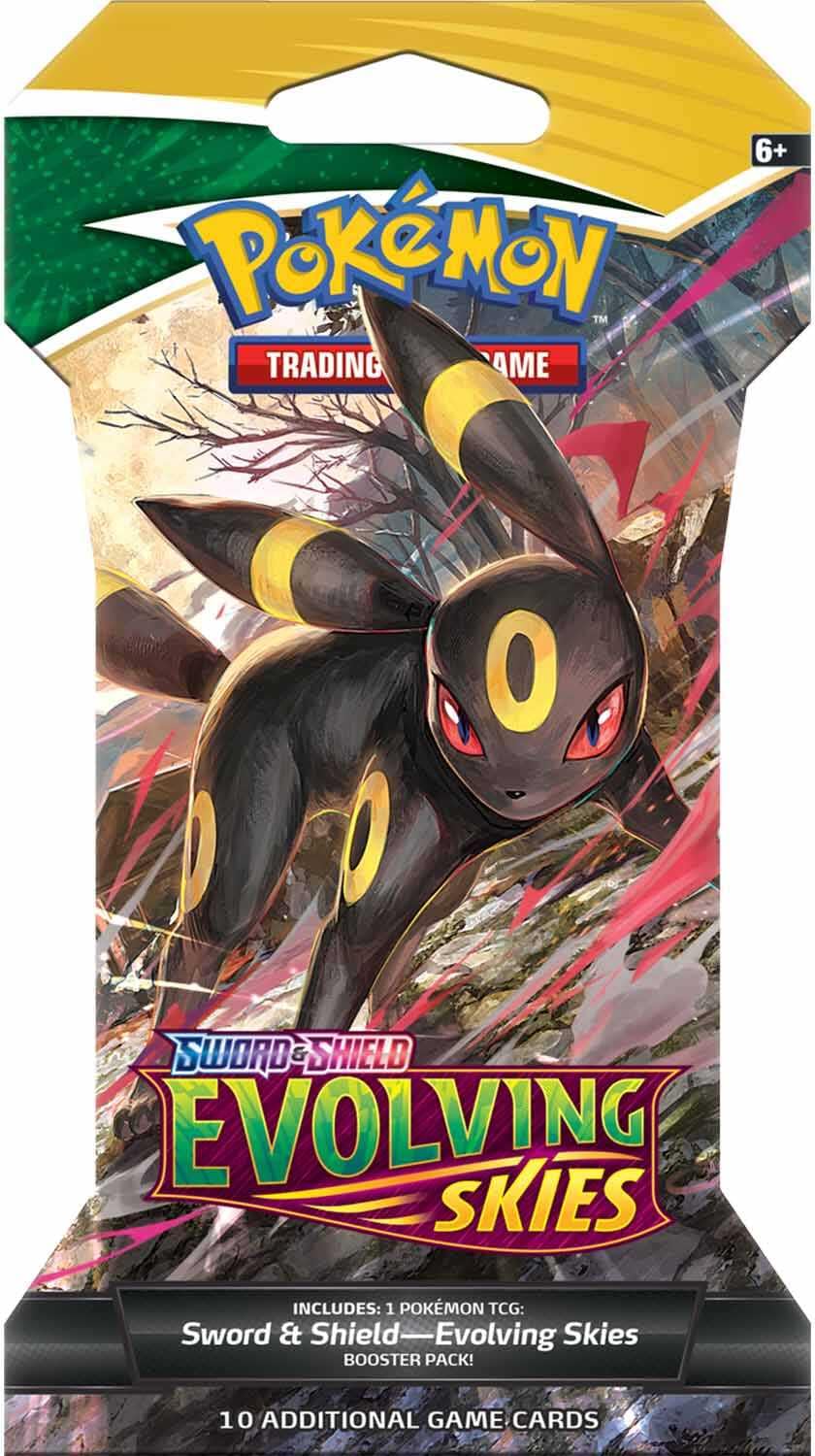 Pokemon TCG: decorative replica blade & Shield - Evolving Skies Sleeved Booster Pack
