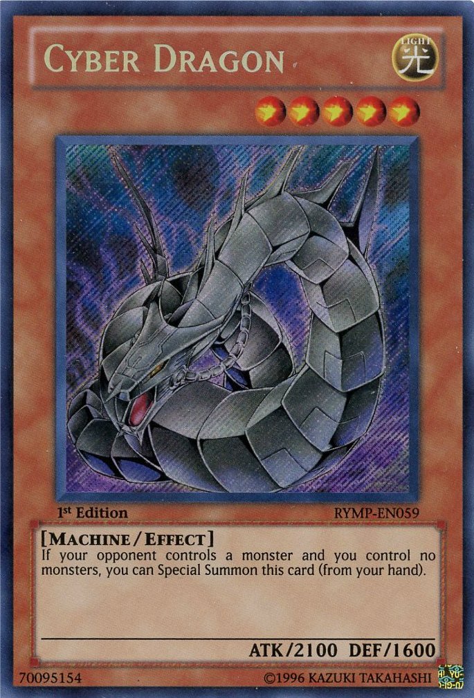 Yu-Gi-Oh! - Cyber Dragon (Rymp-En059) - Ra Yellow Mega-Pack - 1St Edition - Secret Rare