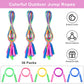 Elcoho 48 Packs Kids Jump Rope Set 7.3 Feet Adjustable Skipping Rope Colorful Kids Outdoor Jump Ropes for Kids Party Favors Outd