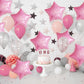 Pink Star Foil Balloons, 18 Inches Star Foil Balloons For Helium, 10 Pcs Light Pink Helium Birthday Balloons, Graduations Party