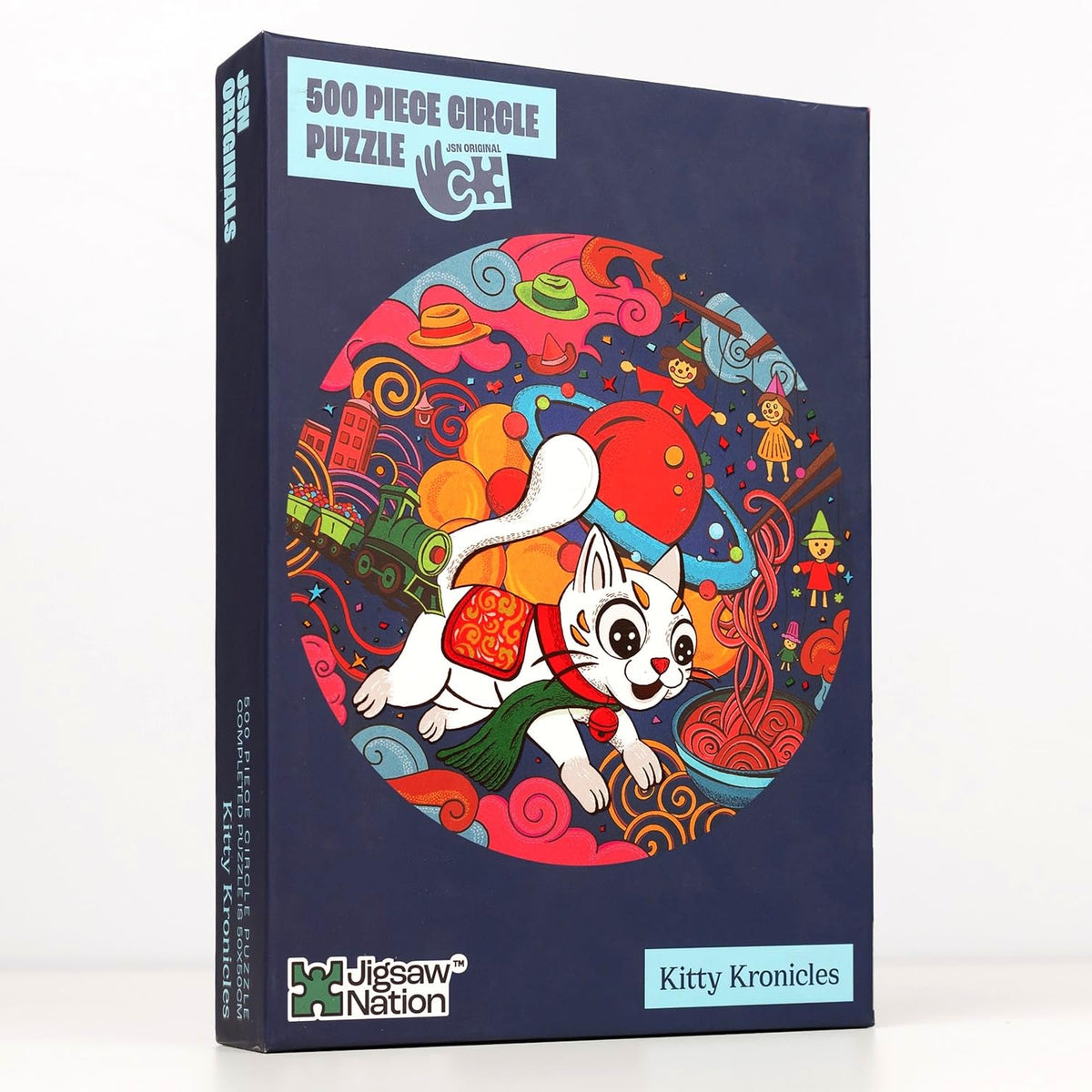 Jigsaw Nation Jigsaw Puzzle Circular 500 Pieces  Kitty Kronicles Theme By Jsn Studio Fun & Challenging Mind Games Puzzle Game A