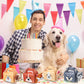 Fainne 12 Pcs Dog Party Favors Boxes with 12 Pcs Mini Plush Dog Set Adopt a Puppy Party Favors Treat Boxes Foldable Gift Puppy T