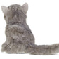 Bearington Collection Gordie The Grey Cat Plush Stuffed Animal, 10.5" Grey, Soft Plush Material, Model 0842878060843