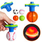 10Pack Led Light Up Spinner Tops Launcher With Gyroscope Motion Colorful Flashing Toys Novelty Bulk Goodie Bag Fillers Gifts Stu
