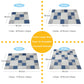 Tamiplay Foam Play Mat For Baby, Eva Non-Toxic Interlocking Floor Mats With Solid Colors, Squares Baby Play Mat, Eva Foam Floor