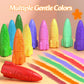 Jupitearth 12 Rocket Crayons, Non Toxic Washable Toddler Crayons, Rocket Crayons With Easy-To-Hold For Toddlers, Crayons For Kid
