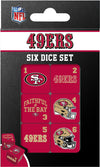 San Francisco 49ers NFL Dice Set Activity for Kids and Families - Great Gift Idea for Holidays  Birthdays  and Everyday Playtime - Officially Licensed NFL Dice Game for mature-themeds and Kids  Great for All