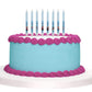 dekora Set of 3D Frozen for Childrens Cakes-8 Decorative Birthday Candle, Wax, Multicoloured, Standard Size