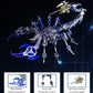 3D Metal Model Kits, Mechanical Scorpion King Blue 3D Metal Puzzle,Steel Warcraft Collection DIY Animal Brain Teasers Simple 3D