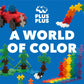 Plus Plus - Open Play Set - 600 Piece - Basic Color Mix, Construction Building Stem Toy, Interlocking Mini Puzzle Blocks For Kid