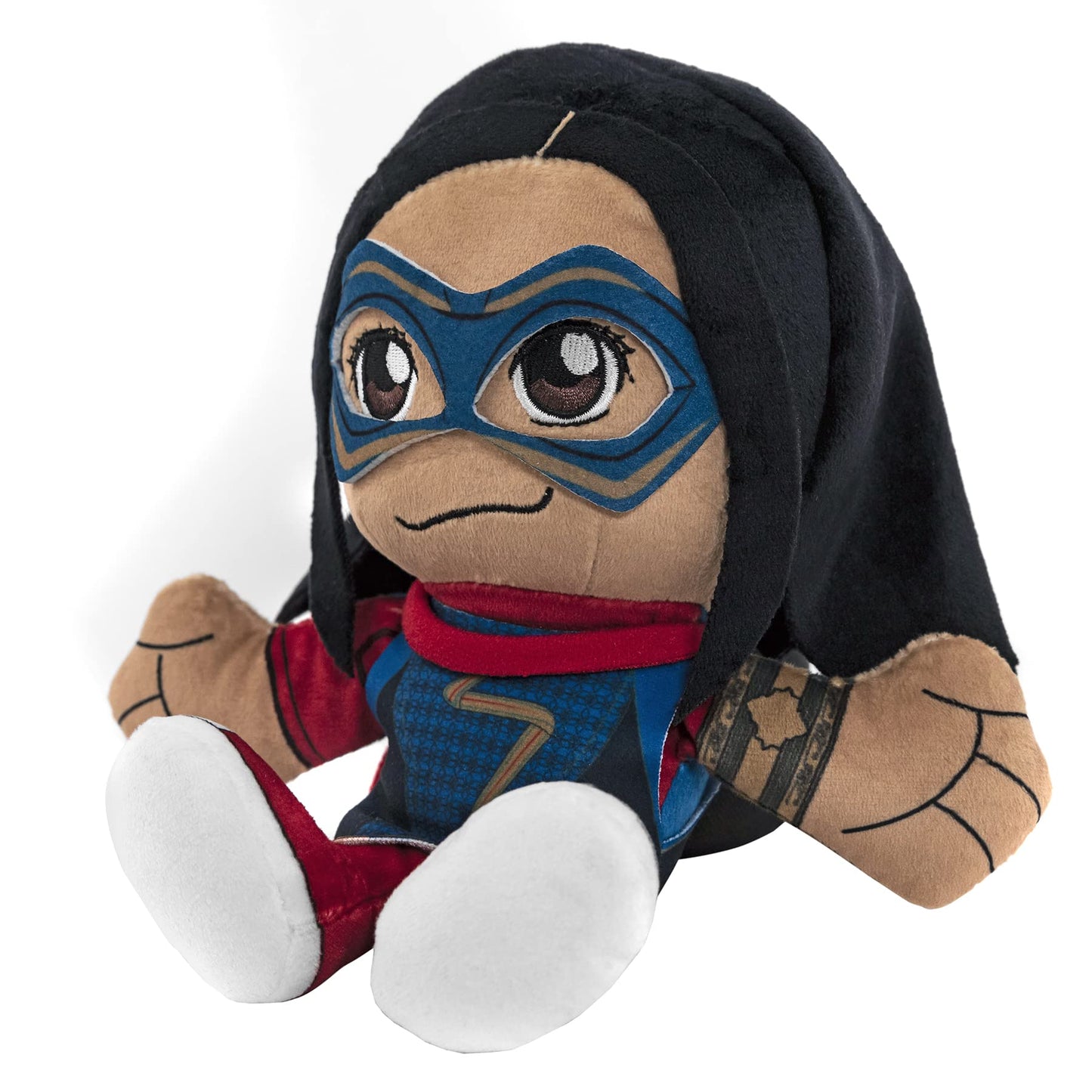 Bleacher Creatures Ms. Marvel 8" Plush Toy - Soft Chibi Inspired Kuricha, Crystal Velboa Polyester, K8-MVM-MMA