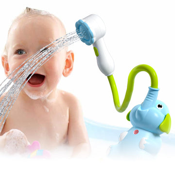 Baby Bath Toys, Bath Toys For Infants 6-12 Months With Shower Head, Baby Shower Head For Bath Ipx7 Waterproof Usb Rechargeable,