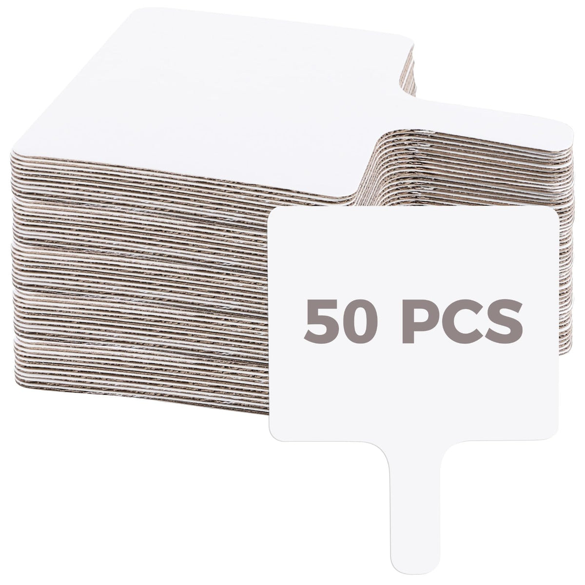 50 Pieces Dry Erase Answer Paddles, 8 x 10 Inch Handheld White Board, Double Sided Mini White Boards Dry Erase Signs uction Padd