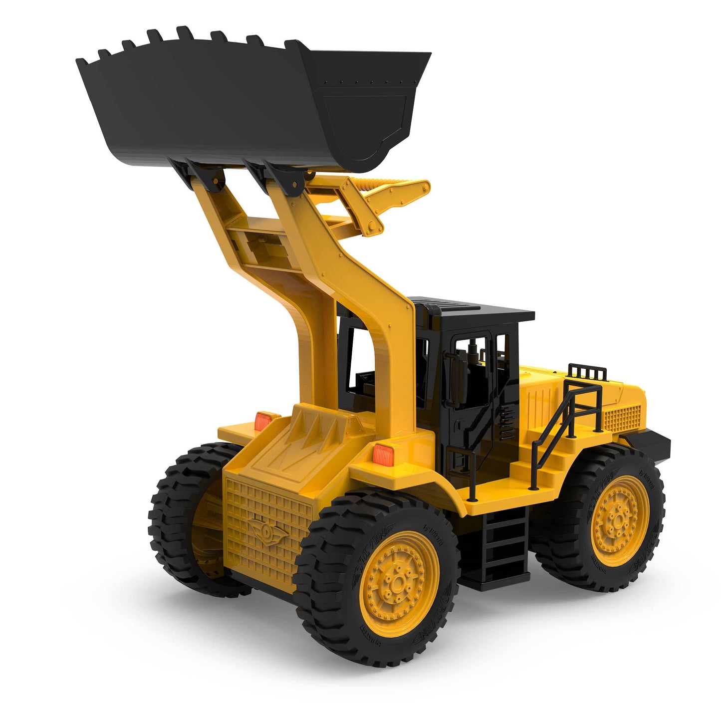 Driven by Battat - 18'' Front End Loader Toy Trucks - Big Wheel Loader for Indoor&Outdoor Play - Construction Sandbox Toys - Rea