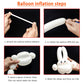 White 260Q Long Balloons 100 Pack White Modeling Long Magic Balloons Thickening Latex Twisting Diy Animal Balloon For Birthday W