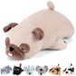 Meowtastic Cute Weighted Stuffed Animals - 31' 5.5 Lbs Weighted Pug Stuffed Animal Bulldog Plush Pillow, Giant Weighted Stuffed Dog Plush Toys Gifts For Kids & Adults (31' 5.5 Lbs, Beige Pug)