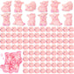 Menkxi 162 Pcs Mini Resin Pig Animals Bulk Tiny Piggy Figures Pig Party Decorations Mini Resin Pig Toys Miniature Garden Landsca