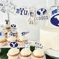 Byu Party Supplies (42 Pieces) For Byu Graduation, Tailgating And Birthday Party Decorations With Brigham Young University Couga
