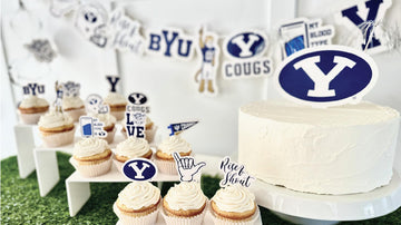 Byu Party Supplies (42 Pieces) For Byu Graduation, Tailgating And Birthday Party Decorations With Brigham Young University Couga