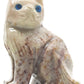 Nelson Creations, Llc 2 Inch Cat Natural Soapstone Hand-Carved Animal Charm Totem Stone Carving Figurine