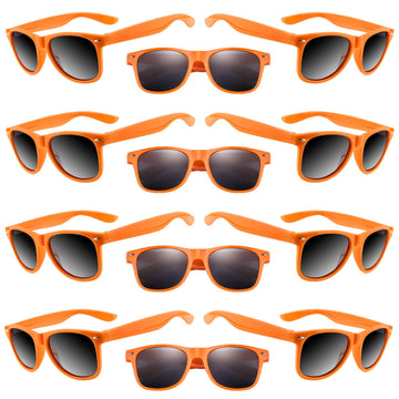 Tuparka 20 Pack Kids Sunglasses Bulk For Summer Pool Party Favors Birthday Parties Goody Bag Fillers, Orange