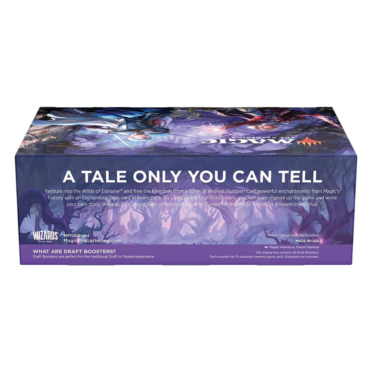 Magic The Gathering Wilds Of Eldraine Draft Booster Box - 36 Packs (540 Magic Cards)