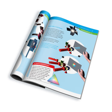Thames & Kosmos Optical Illusions Stem Experiment Kit | 35 Amazing Optical Experiments | Explore Physics Of Light, Optics, Perception | Includes 3D Glasses | Build A Camera Obscura | For Ages 8+