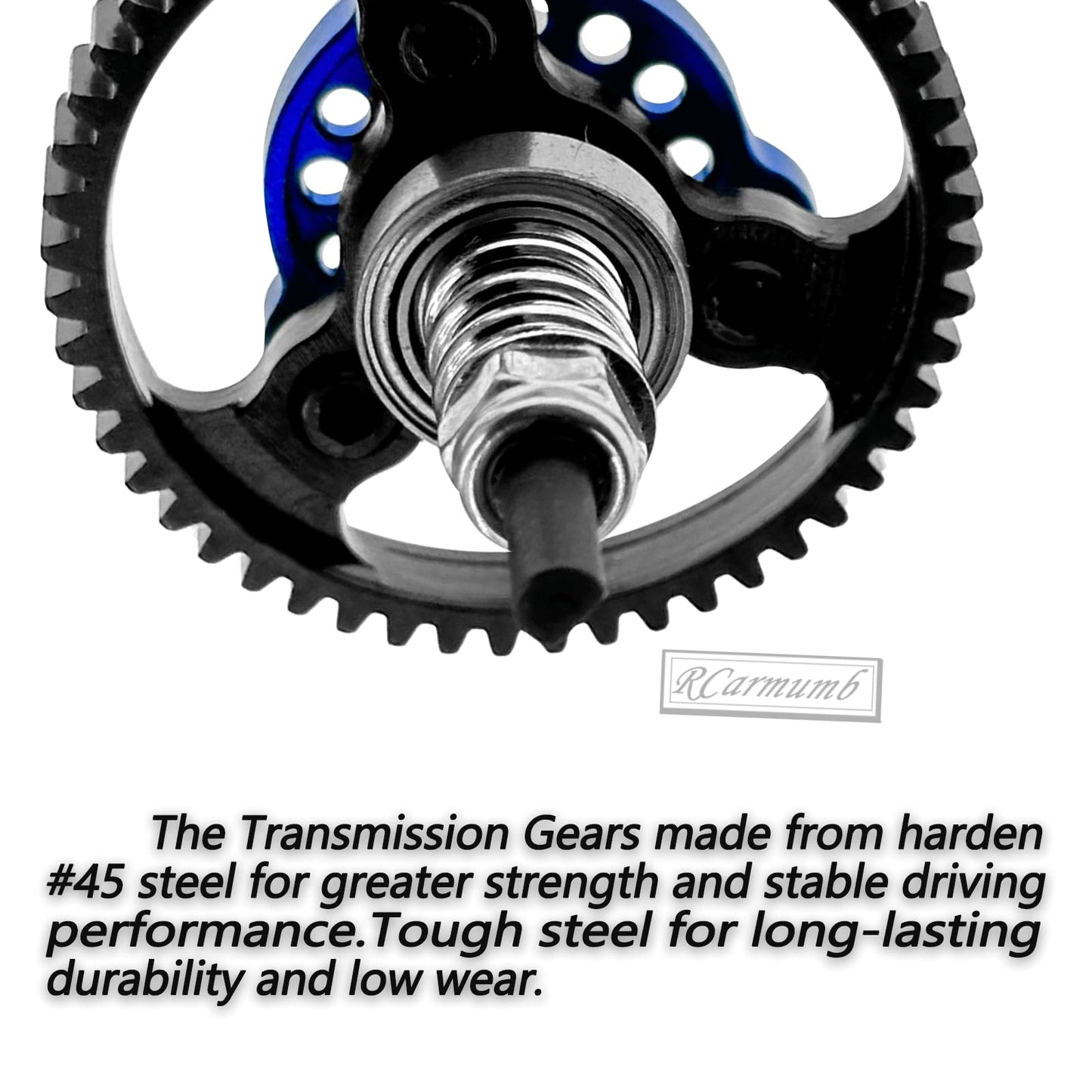 Rcarmumb Hardened Steel 52T Slipper Clutch Eliminator Upgrades Part for Slash 4X4/VXL Stampede 4X4/VXL Rustler 4X4/VXL,52T Spur