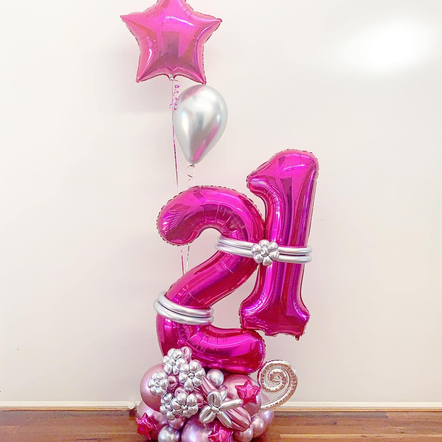 40 Inch Hot Pink 26 Number Balloons Giant Jumbo Huge 26 Or 62 Foil Mylar Helium Number Balloons Dark Pink Birthday Mylar Digital