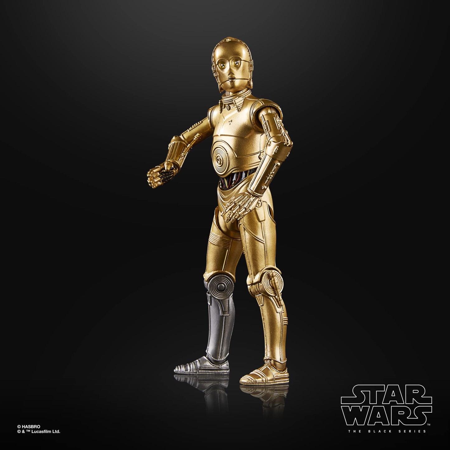 STAR WARS 6-Inch C-3PO Action Figure - A New Hope Collectible, Multicolor, Plastic, Model F4369