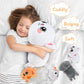 KMUYSL Cat Plush Toy - Mommy Cat with 4 Baby Kittens - Orange - Ideal Gift for Kids Ages 3-8+ - Model Cat-Plush-0505
