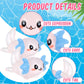 Lewtemi 12 Pieces Mini Resin Axolotl Charm Valentine'S Day Axolotl Tiny Animal Figurine Gifts Miniature Garden Landscape Aquarium Dollhouse Ornament Potted Plants Decoration Diy Crafts(Light Pink)