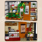 Wiseplay Coffee House City Modular Building Set - Modular Building Block Display Model For Adults With Led Lights 1454 Pieces
