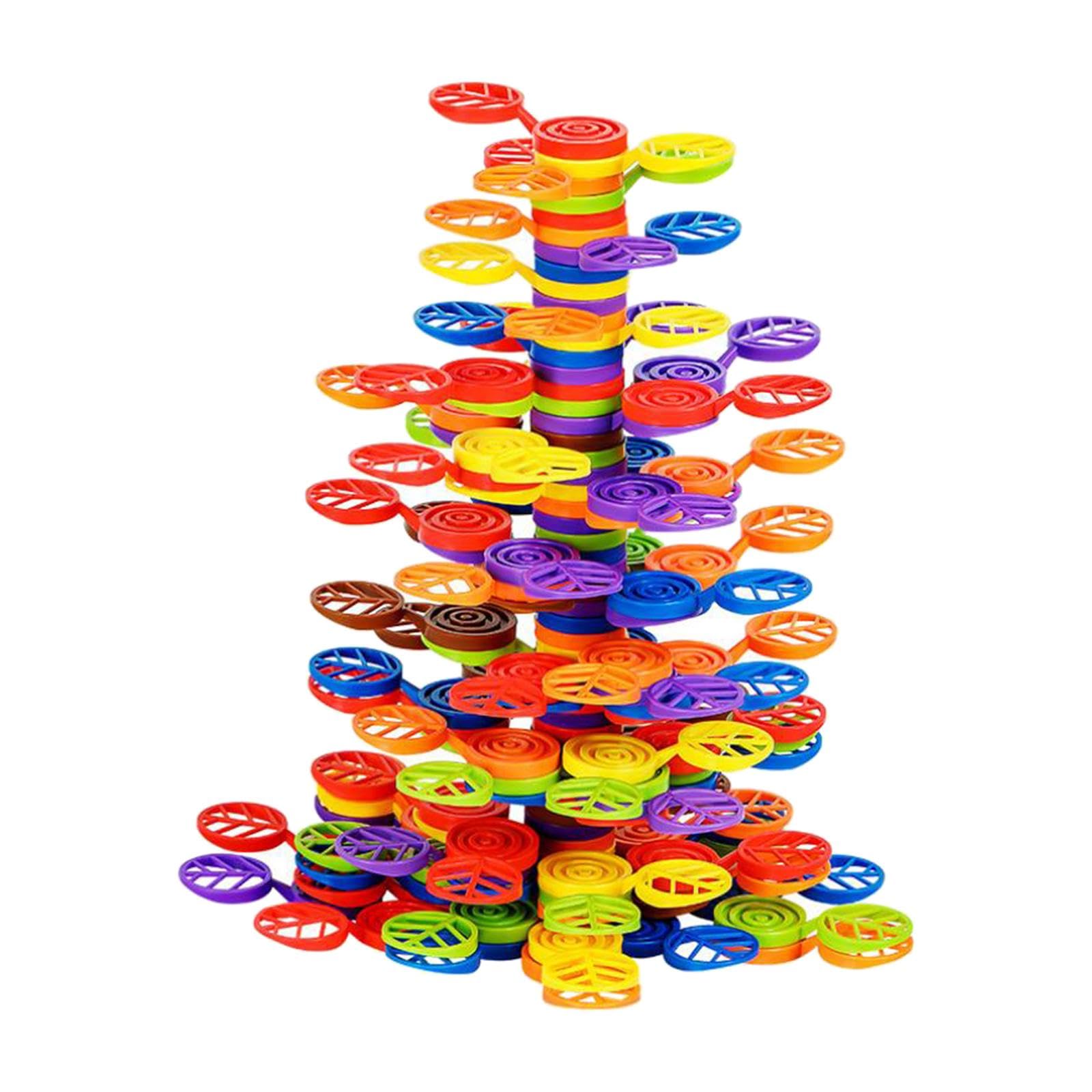 Secret Desire Tree Stacking Blocks Early Learning Kindergarten Girls Balance Block 56Pcs|Developmental Baby Toys