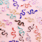 200 Pieces Colorful Tiny Snakes for Dollhouse Miniatures Resin Animals for Crafts Tiny Animals for Fairy Garden Micro Landscapin