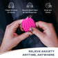 Hedgehog Health Hoglet Mini Keychain Soft, Smooth, Lightweight & Silent Fidget Toys For Stress Relief - Perfect Sensory Toy That
