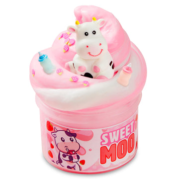 Joyin Butter Slime Party Favors, Strawberry Milk Cow Slime Soft, Non-Sticky, Mess-Free, Stress Relief, Birthday Toys Gifts For Holiday Party Supplies Kids Classroom Prizes Reward