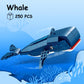 KAZI Whale Toys Building Set, Ocean Animal Toy for Kids, Blue Whale, Plastic, Ages 6-10, Perfect for Halloween Party Favors