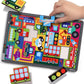 Intelliskills Wooden Tetris Puzzle  Transport Puzzle for Kids, Vehicles 23 Pieces, Brain Teaser Toy for 3+ Years, Montessori Le