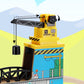 Sainsmart Jr. Wooden Train Set Accessories, Magnetic Rotary Crane Set With Track For Kids Compatible With Thomas, Brio, Chuggington, Melissa And Doug